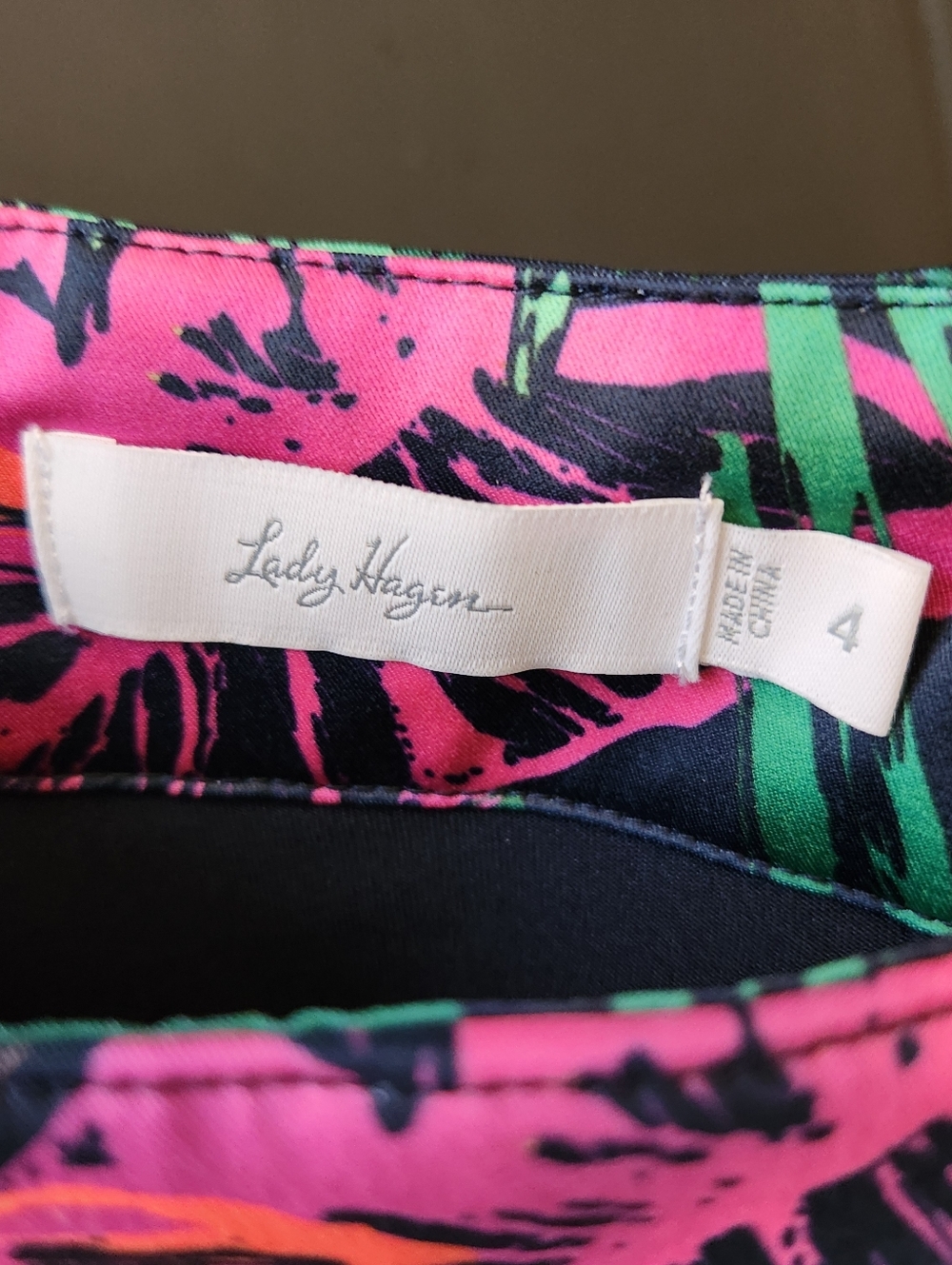 Lady Hagen Multicolored Tropical Print Skort - Picture 4 of 7